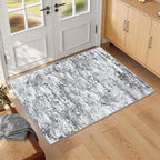3x5 Area Rug Washable Entryway Rug Non Slip Abstract Tear and Stain Resistance - Image 9