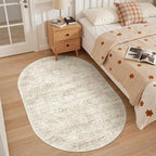 Oval Rugs 3x5 for Entryway, Washable Modern Non-Slip Area Rug for Kitchen - Image 4