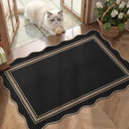 Easy Jute Kitchen Rug 2x3 Front Door Mat Washable Non Slip Entryway Rug - Image 2