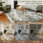 BEIMO Area Rugs 5x7 for Living Room Bedroom, Modern Abstract Machine Washable - Image 9