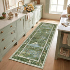Long Runner Rug for Hallway 2x8 Whimsical Woodland Throw Runner Carpet Non Slip - Image 3