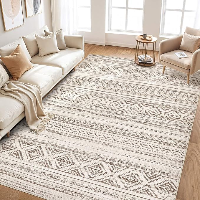 cotiled 8x10 Area Rugs Living Room Rug: Washable Boho Rugs - Image 5