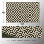 SAND MINE Reversible Mats, Plastic Straw Rug, Modern Area Rug, Large Floor Mat - Image 2