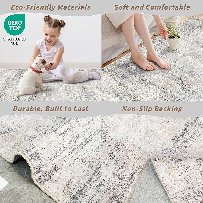 3x12 ft Non Skid Hallway Runner Rug - Image 6