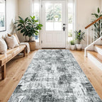 4x8 Washable Area Rug – Non-Slip Rubber Backed Indoor Rug by ZHXXUJ