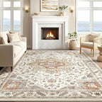 Vintage Living Room Area Rug 10x12 - Image 5