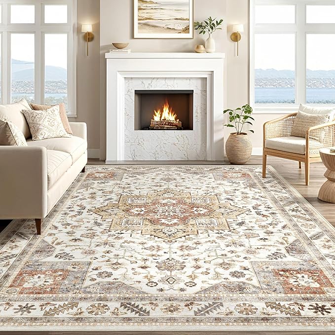 Vintage Living Room Area Rug 10x12 - Image 5