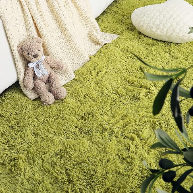 LOCHAS Ultra Soft Indoor Modern Area Rugs Fluffy Living Room Carpets - Image 7