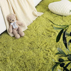 LOCHAS Bedroom Rug 2.6' x 5.3', Soft Oval Throw Rugs Carpet - Image 5