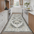 Madane Hallway Runner Rug 4x8 Wide: Washable Thin Runners - Image 2
