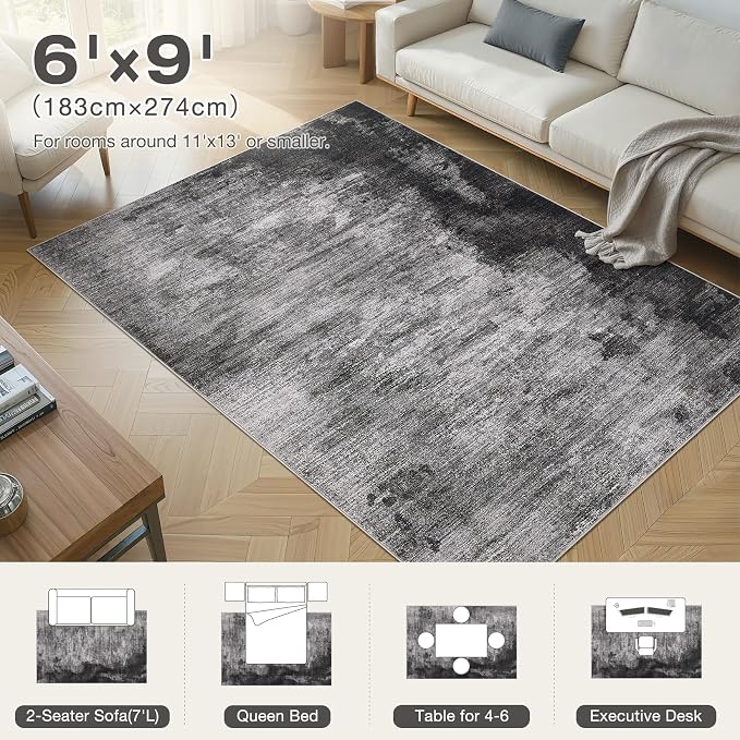 DMOYEST 6x9 Area Rug - Image 8