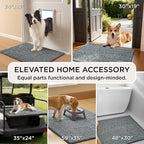Bedsure Dog Door Mat for Muddy Paws, High-Low Absorbent Chenille Indoor - Image 6