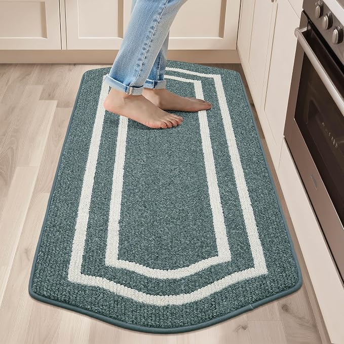 COSY HOMEER Kitchen Rugs and Mats 24"x48" Non Slip Kitchen Mats by COSYHOMEER