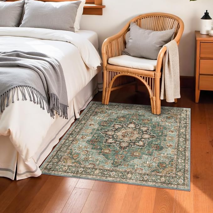 TOPRUUG Green Washable Entry Rug - Image 4