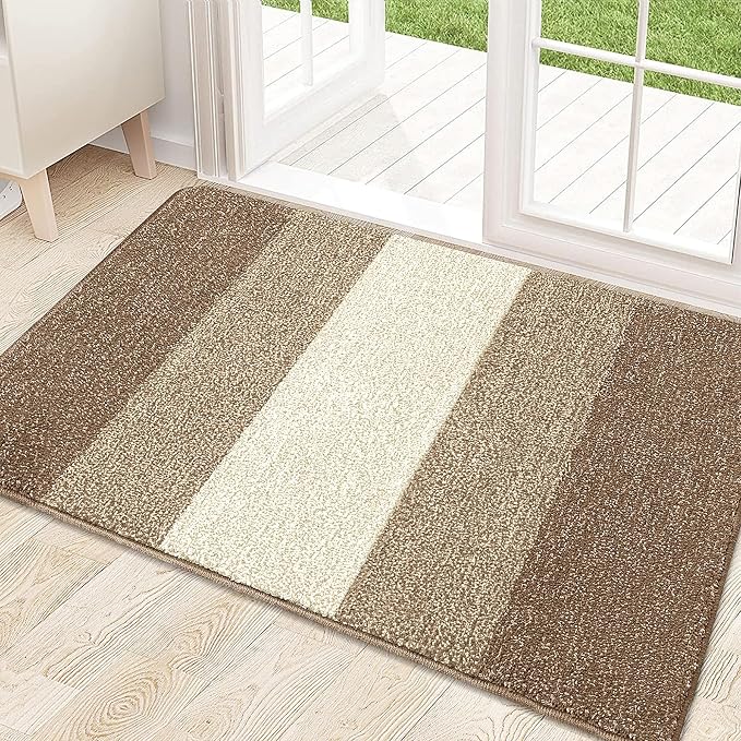 Kitinjoy Indoor Outdoor Door Mat, 32x20 Non-Slip Absorbent Dirt Trapper by Kitinjoy