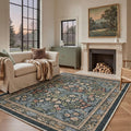 GENIMO 8x10 Area Rug for Living Room, Machine Washable Non Slip Low Pile by GENIMO