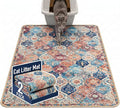 Hompet Cat Litter Mat 2 Pack, 48x72 Large Machine Washable Trapping Mats by Hompet