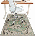 48"x72" Office Chair Mat for Hardwood Tile Floor, Under Desk Carpet Protector by BESBLEE