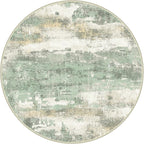 BEIMO Round Rugs 6FT for Living Room Bedroom, Modern Abstract Machine Washable - Image 5