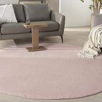 Nourison Home Nourison Essentials Pink 8' x Round Area Rug by NourisonHome