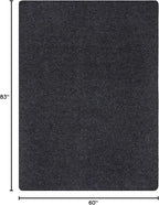 Ottomanson 5' x 6'6" Mud Mat Area Rug Scraper Carpet - Image 2
