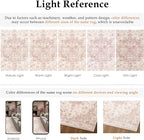 8x10 Washable Neutral Area Rug Pink Vintage Living Room Bedroom Carpet Non-Slip - Image 9