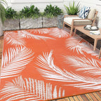 Pauwer Waterproof Outdoor Rug 8x10, Reversible Plastic Straw Patio Camping Rug - Image 7