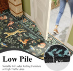 DUKINO 6ft Round Rug for Bedroom, Animal Print Washable Circle Rug - Image 8