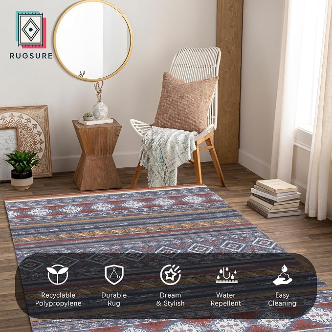 RUGSURE Washable Area Rugs 3' x 5 ' - Image 4