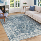 Madane 5x7 Area Rugs for Living Room, Washable Vintage Rug by Madane