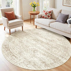 Round Rug 6ft, Washable Circle Rug - Image 5
