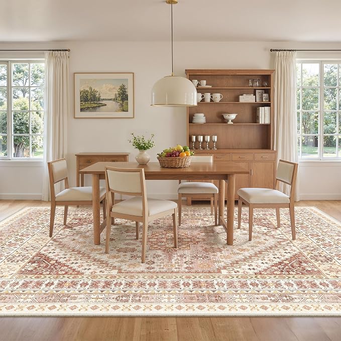 zesthome 9x12 Area Rugs for Living Room, Non-Slip Backing Washable Rugs - Image 8