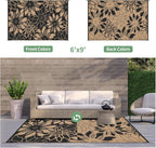 GENIMO Outdoor Rug Waterproof for Patio Decor, Large Area Rugs Mats for RV - Image 5