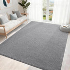 5x7 Feet Grey Area Rugs for Bedroom, Indoor Washable Memory Foam Rug for Living - Image 3