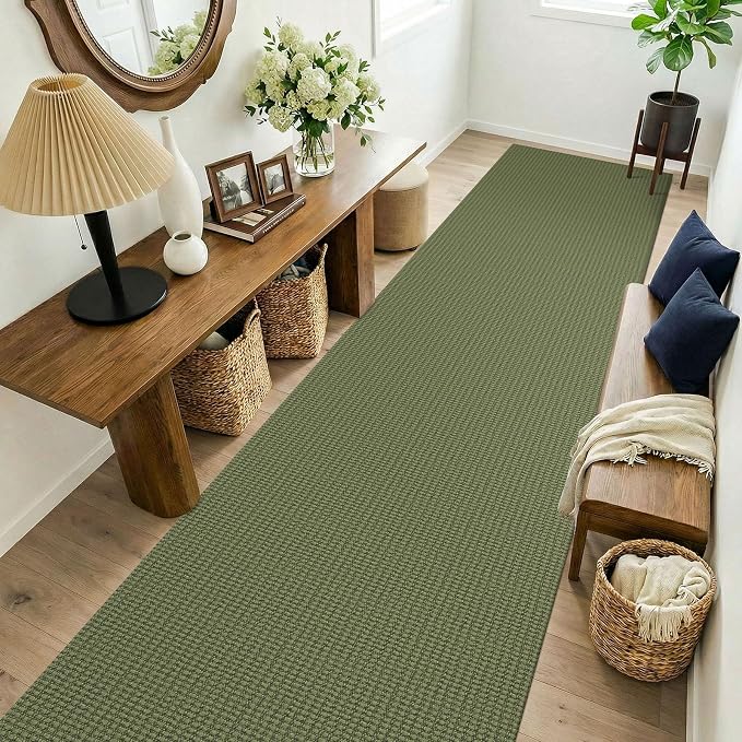 KOZYFLY 3x14 Runners Rugs for Hallway, Long Washable Runner Rug, Non Slip - Image 8