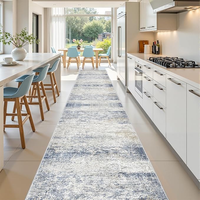 Washable Runner Rug 2.5x14, Non-Slip Long Hallway Runner - Image 3