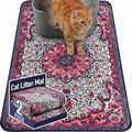 Hompet Cat Litter Mat 2 Pack, 24x36 Large Machine Washable Trapping Mats by Hompet