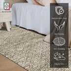 RUGSURE Washable Area Rugs, Pet & Child Friendly, Vibrant Colors Rugs - Image 2