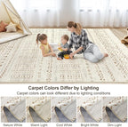 cotiled 8x10 Area Rugs Living Room Rug: Washable Boho Rugs - Image 7