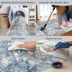 3x12 ft Long Hallway Runner Rug Non-Slip Washable Carpet Runner - Image 7