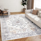 AMADA HOMEFURNISHING 5x7 Area Rugs, Washable Living Room Rug Low-Profile - Image 7