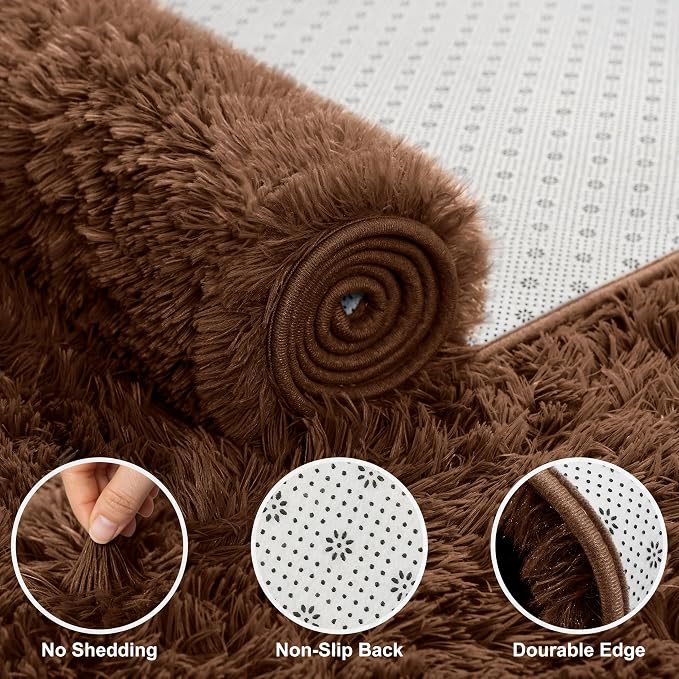 10X14 Large Area Rugs for Living Room Bedroom, Big Shag Rug for Bedroom Dorm - Image 3