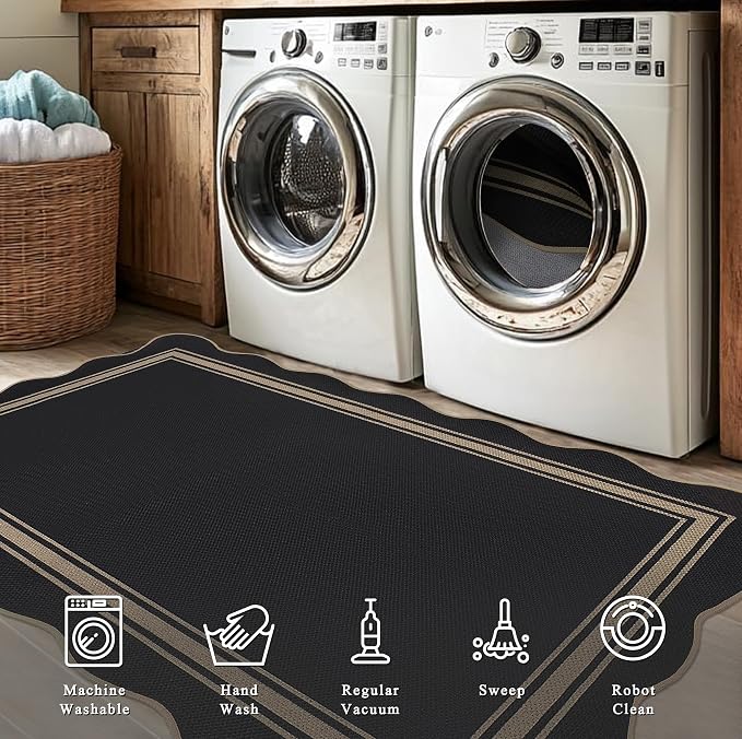 Easy Jute Kitchen Runner 2x6 Kitchen Runner Rug Washable Non Slip Outdoor Rug - Image 8