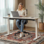 48"x60" Office Chair Mat for Hardwood Tile Floor, Under Desk Carpet Protector - Image 2