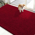 OLANLY Dog Door Mat for Muddy Paws 50x30, Absorbs Moisture and Dirt, Absorbent by OLANLY