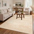 GENIMO 6x9 Washable Area Rug, Non-Slip Vintage Boho Floral Carpet, Soft by GENIMO