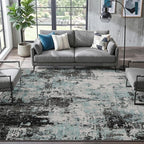 RELEANY Washable Area Rugs 5'x7' Non-Slip Modern Abstract Soft - Image 9