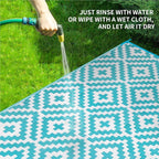 Outdoor Patio Plastic Straw Rug - Image 4
