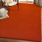 Amearea Modern Area Rugs for Bedroom Living Room, 4x6 Feet Orange Thickened - Image 9