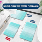 OLANLY Bathroom Rugs Mat 30x20, Extra Soft Absorbent Microfiber Bath Rugs - Image 2